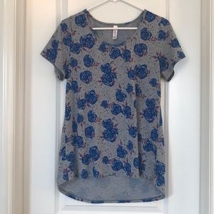 Floral Lularoe Classic Tee